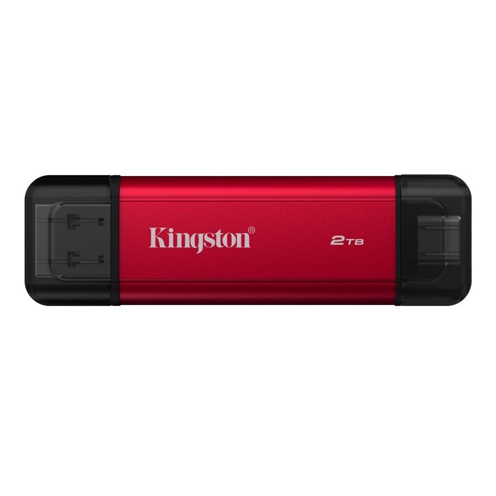 Kingston - External hard drive - 2TB Dual USB-A/C Portable SSD,