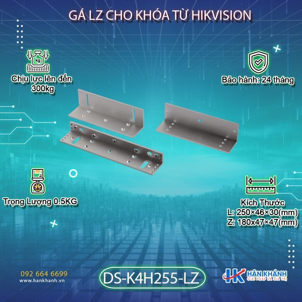 Hikvision - Bracket for DS-K4H255S - is used for fixed lock