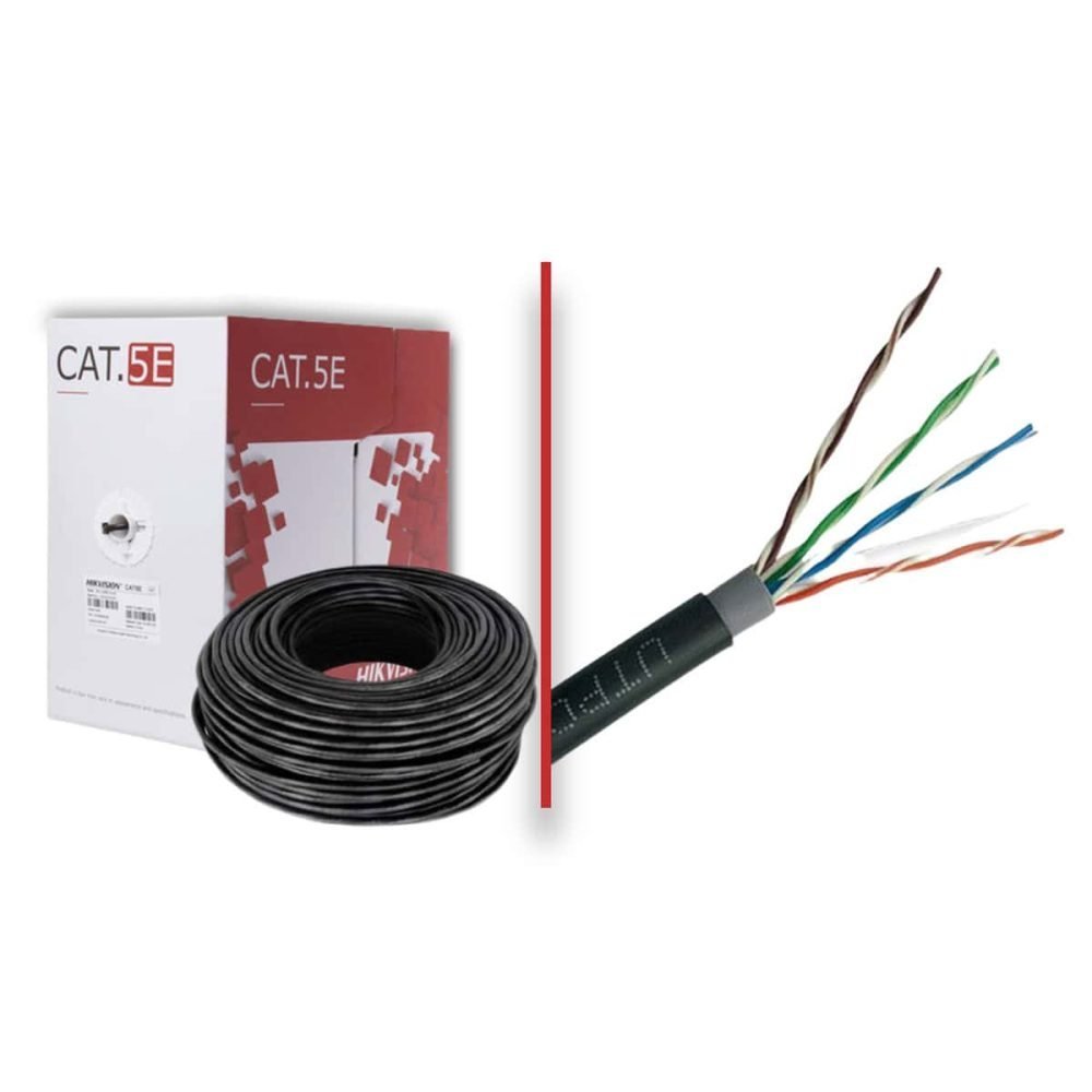 Hikvision - Cable al por mayor - 305 m - 5 mm - UTP - CAT 5e - blanco - Imagen 4