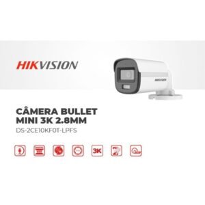 Hikvision ColorVu DS-2CE10KF0T-LPFS 2.8mm - surveillance camera - Fixed - Mini Bullet