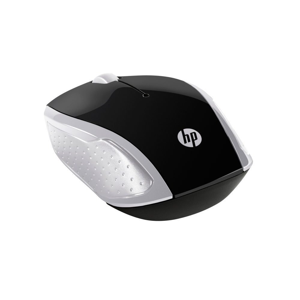 HP 200 - Ratón - diestro y zurdo - óptico - inalámbrico - 2.4 GHz - receptor inalámbrico USB - plata - para Pavilion 24, 27, 590, 595, TP01 - Imagen 2