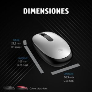 HP - Mouse - Bluetooth - Silver - 43N04AA#ABM
