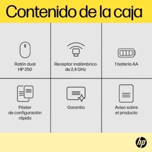 HP MOUSE HP 250 DUAL WIRELESS (6V2J7AA)