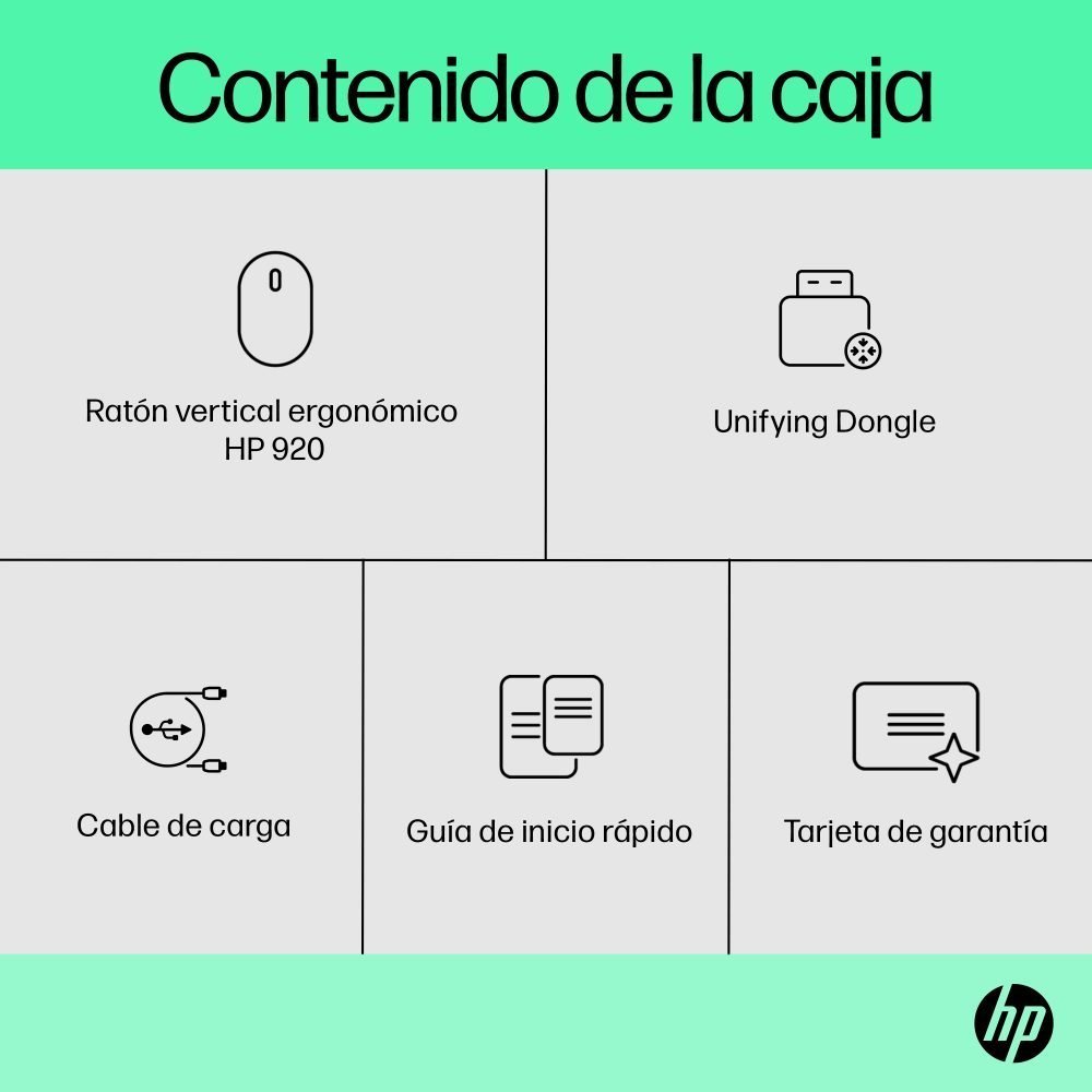 HP - 920 Ergonomic Vertical Wireles - Imagen 6