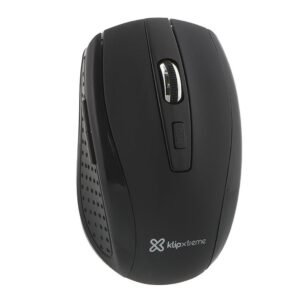 Klip Xtreme Klever KMW-340 - Ratón - óptico - 6 botones - inalámbrico - 2.4 GHz - receptor inalámbrico USB - negro