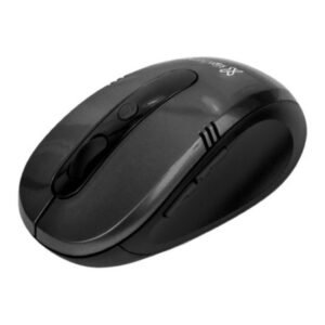 Klip Xtreme KMW-330 Vector - Ratón - ergonómico - óptico - 6 botones - inalámbrico - 2.4 GHz - receptor inalámbrico USB - negro
