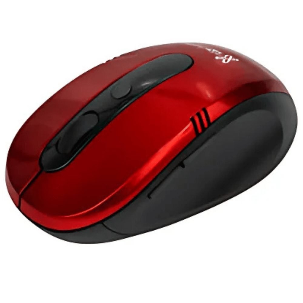 Klip Xtreme KMW-330 Vector - Ratón - ergonómico - óptico - 6 botones - inalámbrico - 2.4 GHz - receptor inalámbrico USB - rojo - Imagen 3