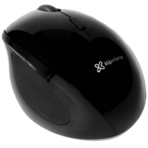 Klip Xtreme - Mouse - 2.4 GHz - Wireless - Black - Ergonomic