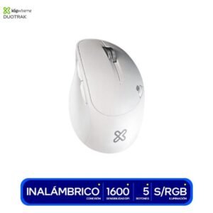 Klip Xtreme - Mouse - 2.4 GHz / Bluetooth 5.0 - Wireless - Cool white - Dual mode White