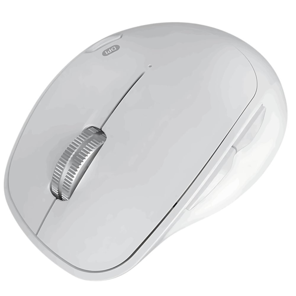 Klip Xtreme - Mouse - 2.4 GHz / Bluetooth 5.0 - Wireless - Cool white - Dual mode White - Imagen 4
