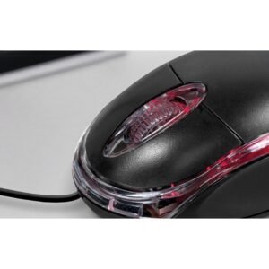 Xtech - Mouse - Wired - USB - Black - 3D optical