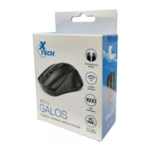 Xtech - Mouse - 2.4 GHz - Wireless - All black - 1600 dpi XTM-310BK