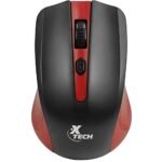 Xtech - Mouse - 2.4 GHz - Wireless - Red-1600dpiXTM-310RD