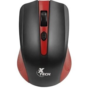 Xtech - Mouse - 2.4 GHz - Wireless - Red-1600dpiXTM-310RD