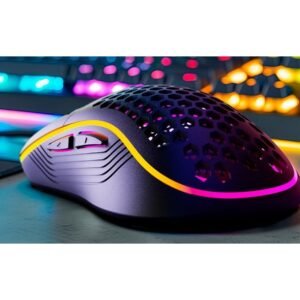 Xtech - XTM-620 - Mouse - USB - Wired - Black - Gaming 7 button Honeycomb