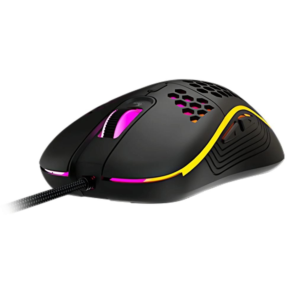 Xtech - XTM-620 - Mouse - USB - Wired - Black - Gaming 7 button Honeycomb - Imagen 3