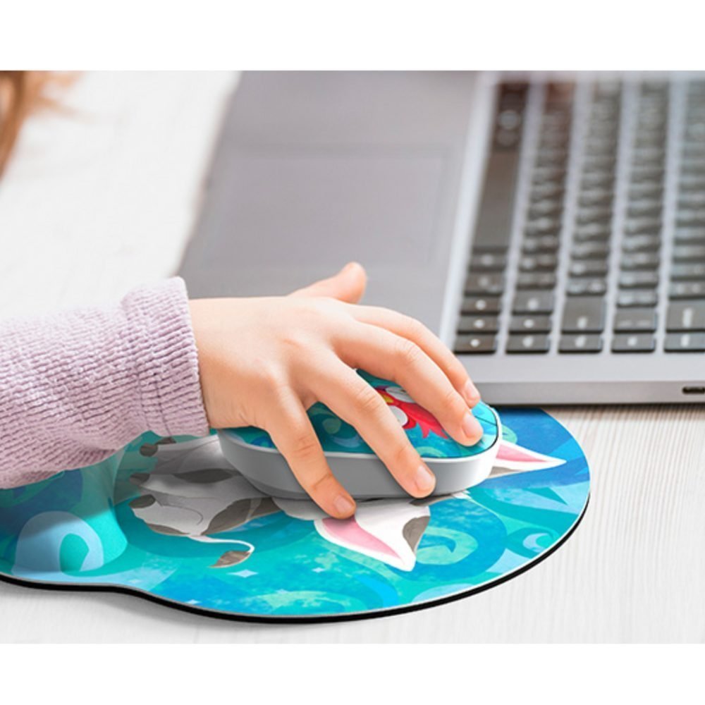 Xtech - XTM-DKT4MO - Mouse and mouse pad kit - 2.4 GHz - Wireless - Moana 2 KT4MO - Disney Moana 2 Pua and Hei Hei - Imagen 4