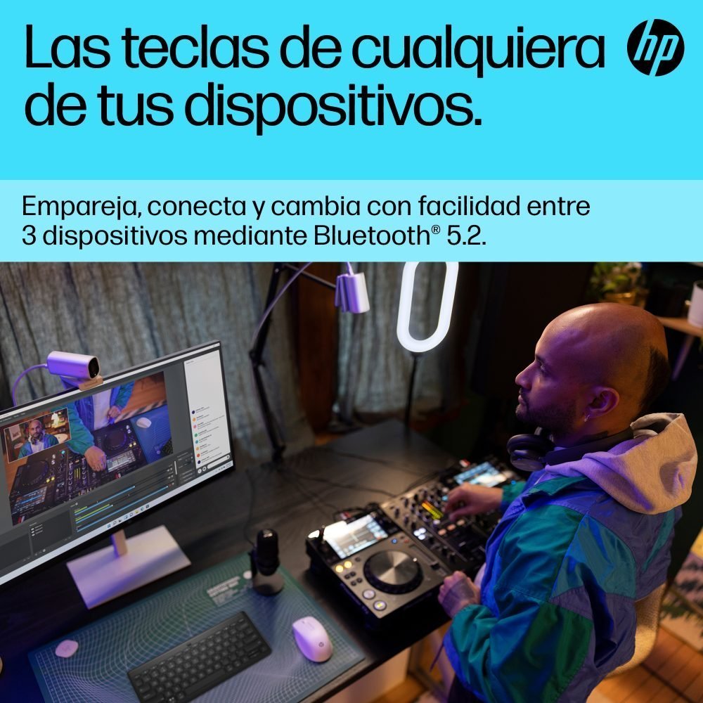 HP - Keyboard - 350 Compact Multi-Device - Imagen 4