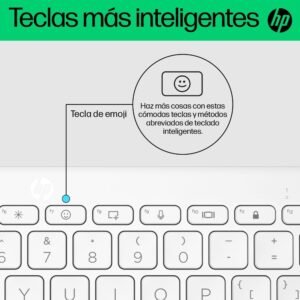 HP - Keyboard - Wireless - White - 692T0AA#ABM