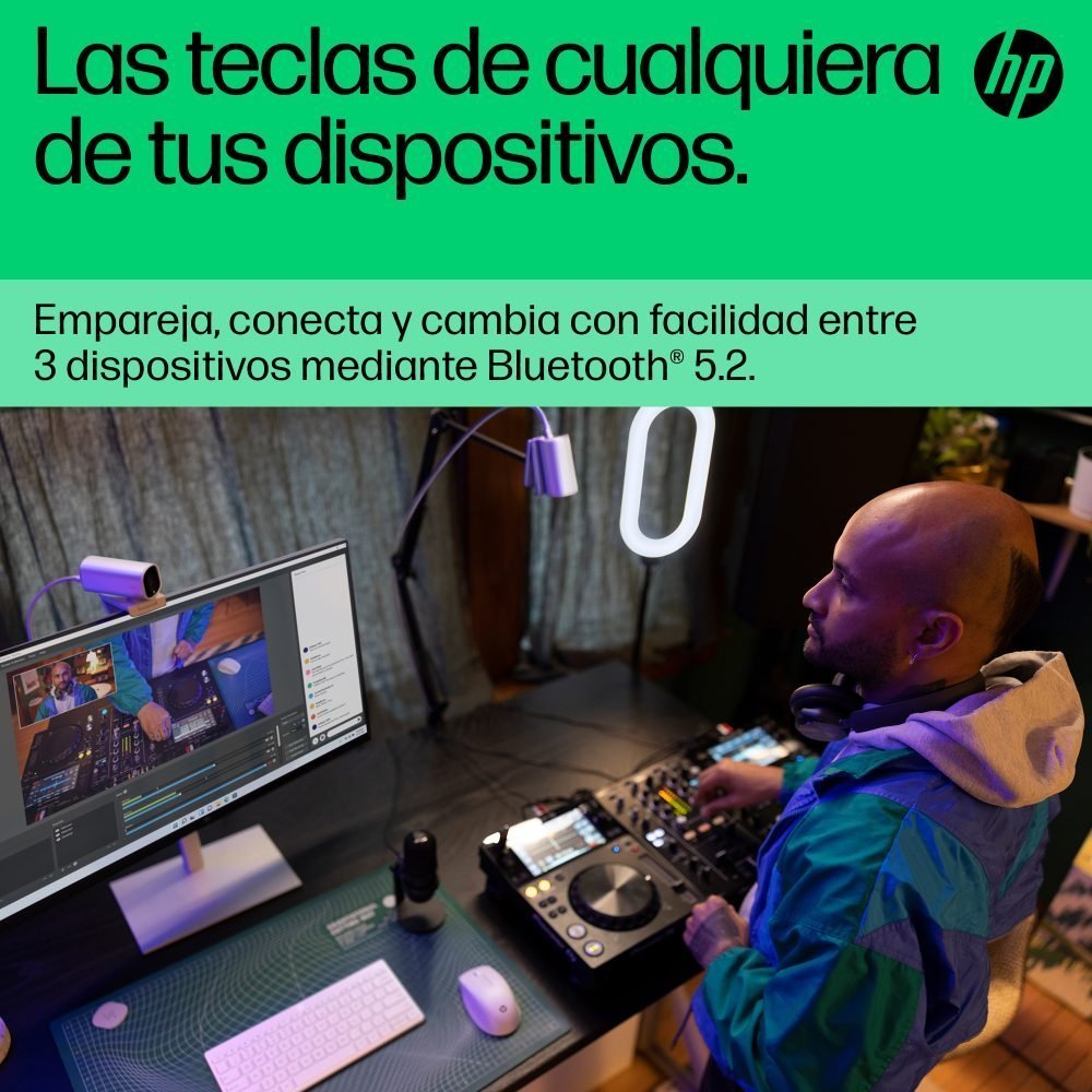 HP - Keyboard - Wireless - White - 692T0AA#ABM - Imagen 4