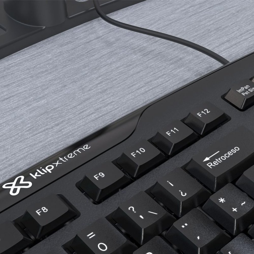 Klip Xtreme KKS-050S - Teclado - USB - español - negro azabache - Imagen 4