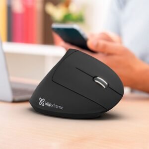 Klip Xtreme - Mouse - 2.4 GHz - Wireless - Vertical - Rechargeable