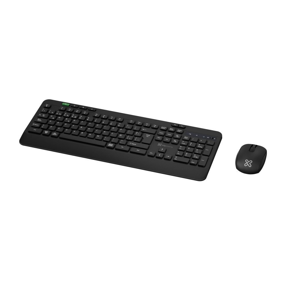Klip Xtreme - Keyboard and mouse set - Spanish (Latin American) - Wireless - 2.4 GHz / Bluetooth - Black - Imagen 3