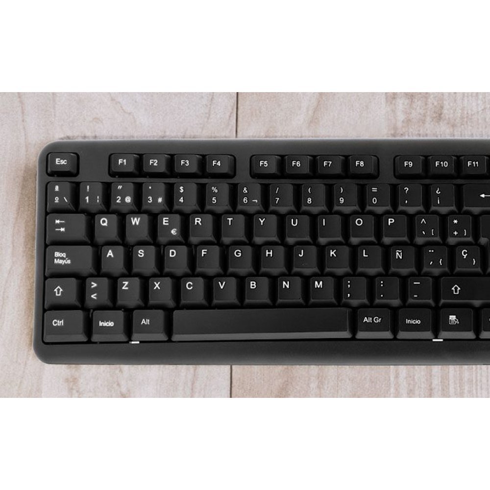 Xtech - Keyboard - Wired - Spanish - USB - Black - Standard XTK-092S - Imagen 2