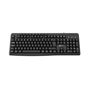 Xtech - Keyboard - Wired - Spanish - USB - Black - Multimedia 9 hotkeys XTK-140S
