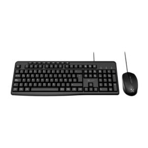 Xtech - Keyboard and mouse set - Wired - Spanish - USB - Black - Multimedia XTK-302S