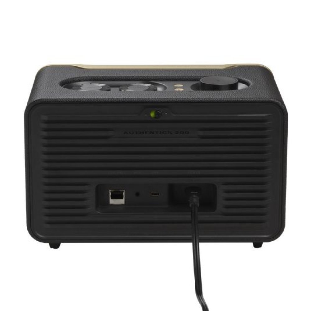 JBL Authentics 200 - Altavoz inteligente - para uso portátil - canal 2.0 - Bluetooth, Wi-Fi 6 - controlado por aplicación - 2 vías - negro - Imagen 7