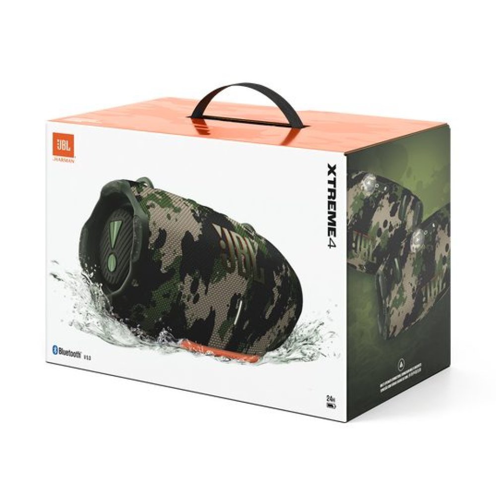 JBL Xtreme 4 - Altavoz - para uso portátil - inalámbrico - Bluetooth - controlado por aplicación - 2 vías - camuflaje negro - Imagen 4
