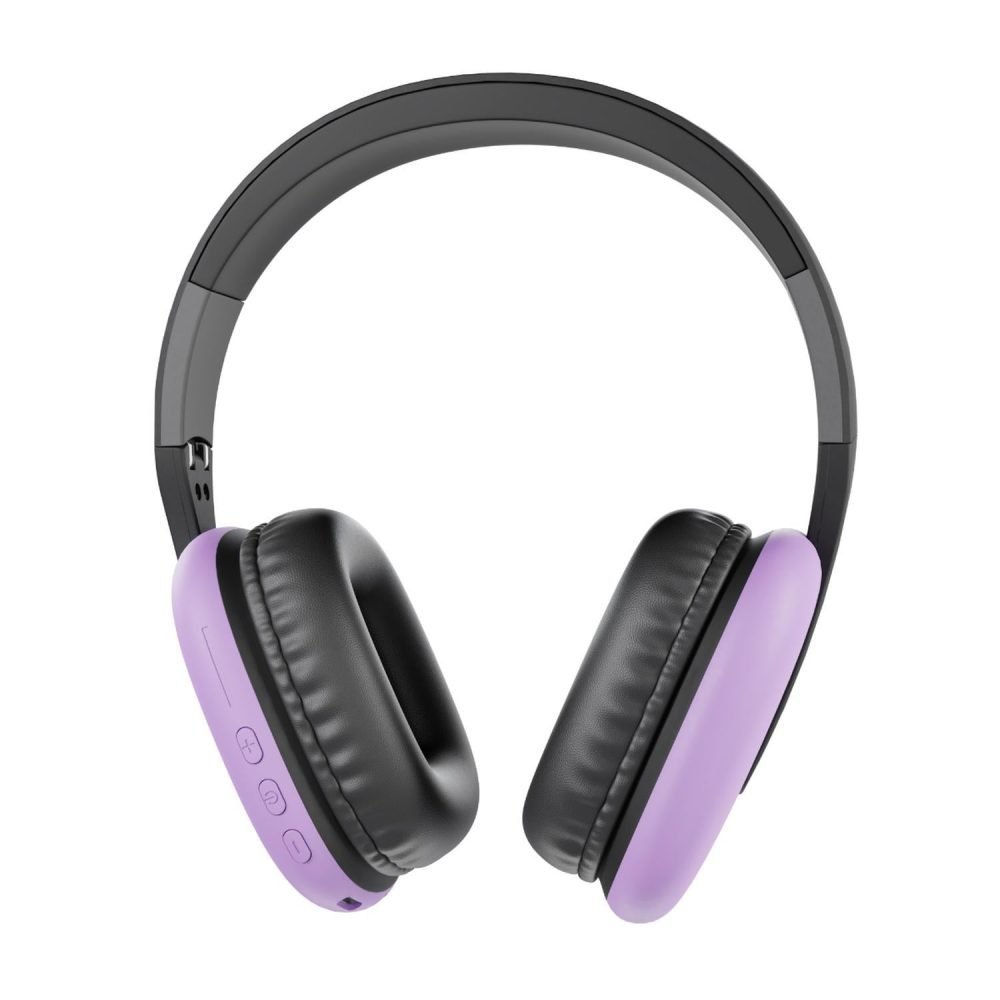 Klip Xtreme - KWH-010PR - Headphones - Para Home audio / Para Portable electronics / Para Professional audio / Para Cellular phone - Wireless - 25Hrs - Purple - BT - Imagen 4