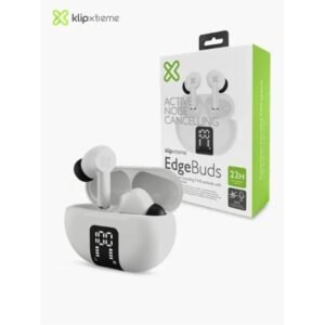 Klip Xtreme - True wireless earphones - Para Phone / Para Portable electronics / Para Tablet - Wireless - 22Hrs ANC Black