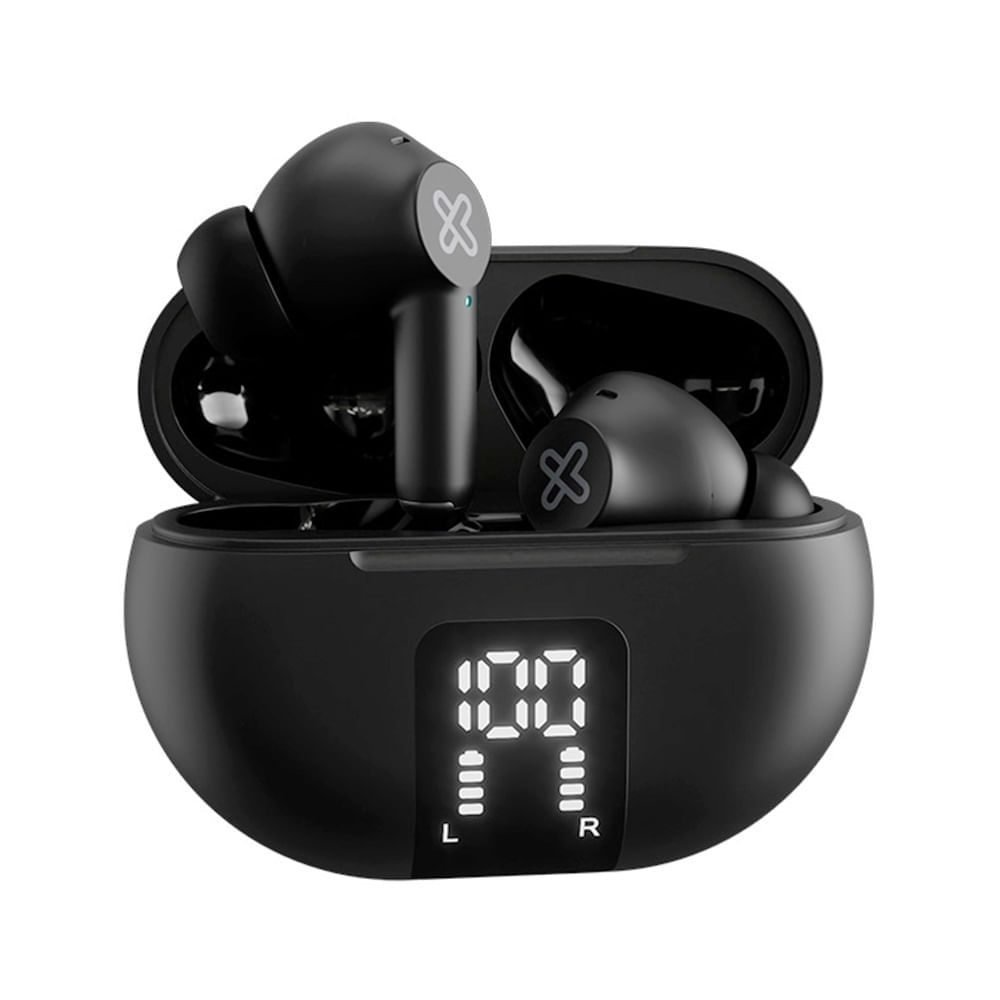 Klip Xtreme - True wireless earphones - Para Phone / Para Portable electronics / Para Tablet - Wireless - 22Hrs ANC Black - Imagen 4