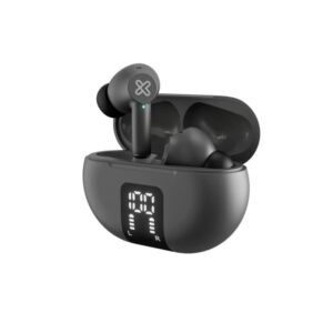 Klip Xtreme - True wireless earphones - Para Phone / Para Portable electronics / Para Tablet - Wireless - 22Hrs ANC Gray