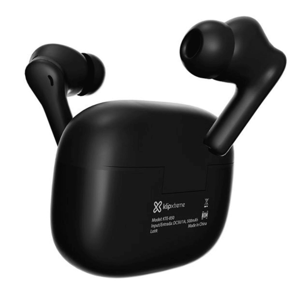 Klip Xtreme - True wireless earphones - Para Phone / Para Portable electronics / Para Tablet - Wireless - 26Hrs Hybdrid ANC Black - Imagen 2