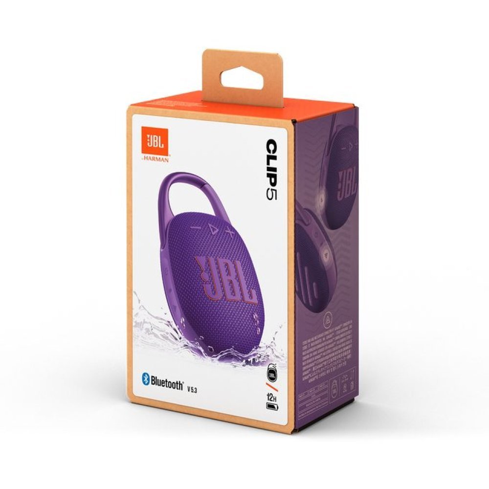 JBL Clip 5 BT Speaker Purple - Imagen 8
