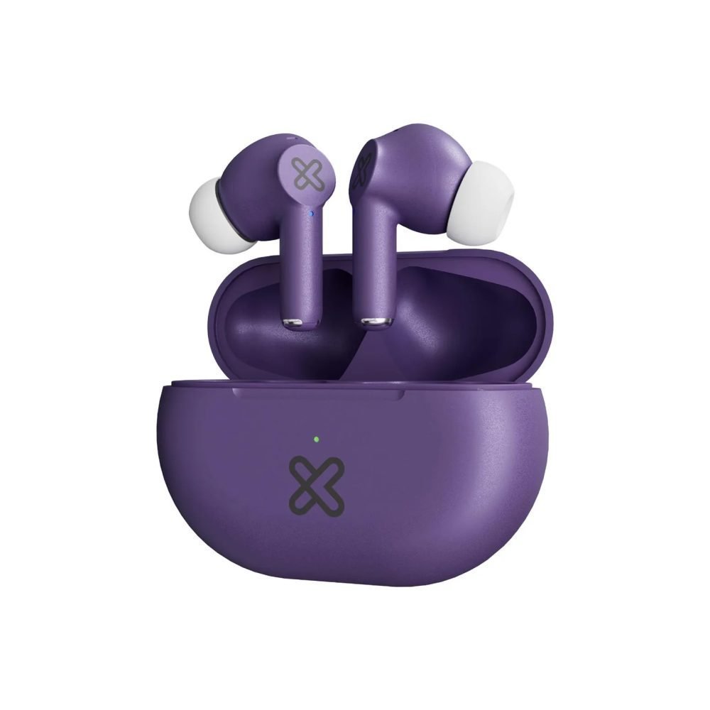 Klip Xtreme - True wireless earphones - Para Phone / Para Portable electronics / Para Tablet - Wireless - 17Hrs IPX Purple - Imagen 2