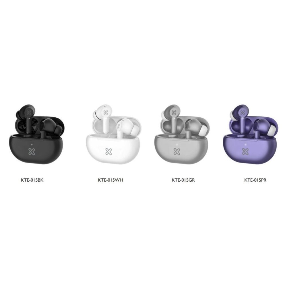 Klip Xtreme - True wireless earphones - Para Phone / Para Portable electronics / Para Tablet - Wireless - 17Hrs IPX Purple - Imagen 4
