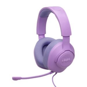JBL Quantum 100M2 - Auriculares con diadema - Cableado - Púrpura- Respuesta de frecuencia 20 Hz - 20 kHz - Conector de 5.5mm -Tipo de micrófono Asta desmontable