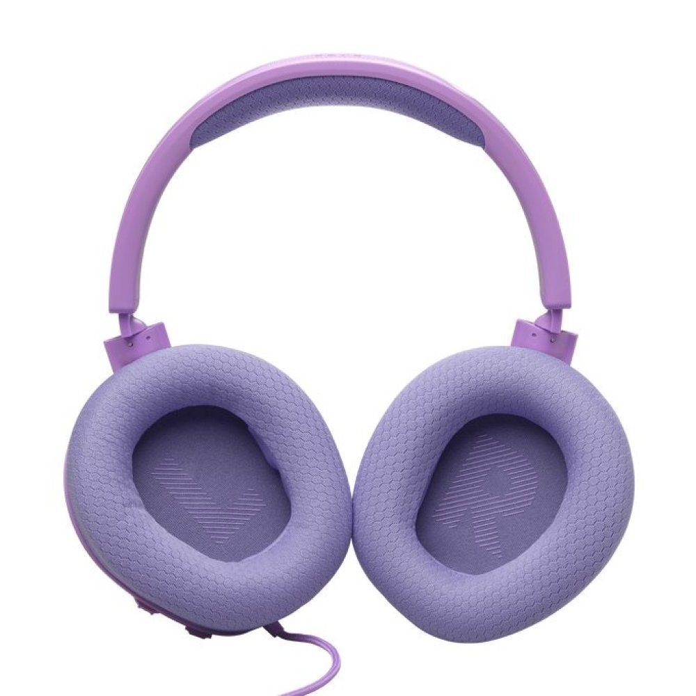 JBL Quantum 100M2 - Auriculares con diadema - Cableado - Púrpura- Respuesta de frecuencia 20 Hz - 20 kHz - Conector de 5.5mm -Tipo de micrófono Asta desmontable - Imagen 3