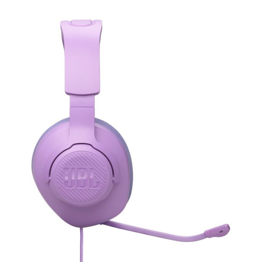 JBL Quantum 100M2 - Auriculares con diadema - Cableado - Púrpura- Respuesta de frecuencia 20 Hz - 20 kHz - Conector de 5.5mm -Tipo de micrófono Asta desmontable - Imagen 5