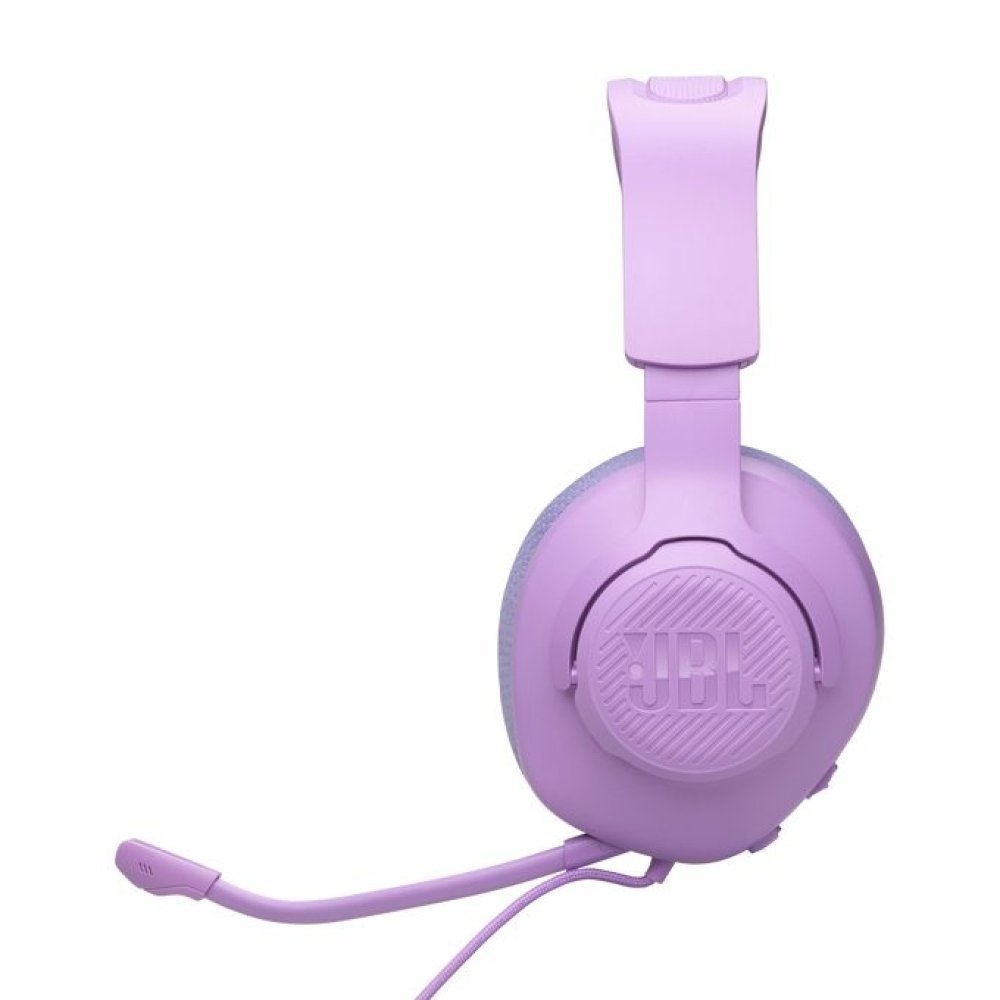 JBL Quantum 100M2 - Auriculares con diadema - Cableado - Púrpura- Respuesta de frecuencia 20 Hz - 20 kHz - Conector de 5.5mm -Tipo de micrófono Asta desmontable - Imagen 6