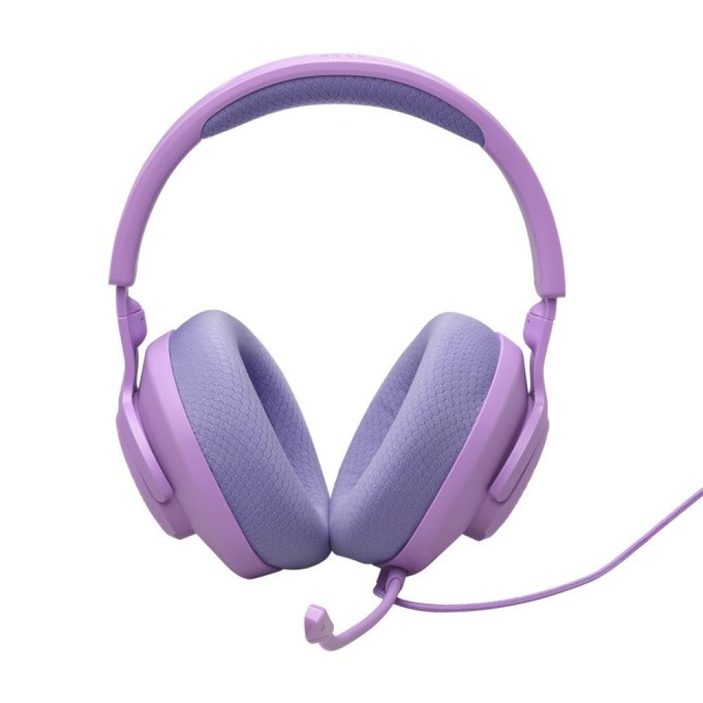 JBL Quantum 100M2 - Auriculares con diadema - Cableado - Púrpura- Respuesta de frecuencia 20 Hz - 20 kHz - Conector de 5.5mm -Tipo de micrófono Asta desmontable - Imagen 7