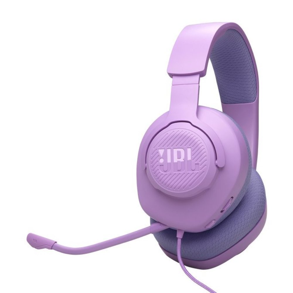 JBL Quantum 100M2 - Auriculares con diadema - Cableado - Púrpura- Respuesta de frecuencia 20 Hz - 20 kHz - Conector de 5.5mm -Tipo de micrófono Asta desmontable - Imagen 9