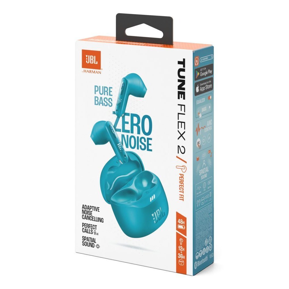 JBL TUNE Flex - 2 - Auriculares internos - Inalámbrico - Turquesa - Imagen 2
