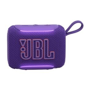 JBL Go 5 BT - Speaker - Purple - Bluetooth - Gran sonido en la palma de tu mano - Iluminación ambiental que mejora el estado de ánimo - Hasta 10 horas con Playtime Boost - A prueba de todo (polvo, agua y caídas) - Emparejamiento estéreo instantáneo AirTou