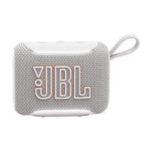 JBL Go 5 BT - Speaker - Whiter - Bluetooth - Gran sonido en la palma de tu mano - Iluminación ambiental que mejora el estado de ánimo - Hasta 10 horas con Playtime Boost - A prueba de todo (polvo, agua y caídas) - Emparejamiento estéreo instantáneo AirTou