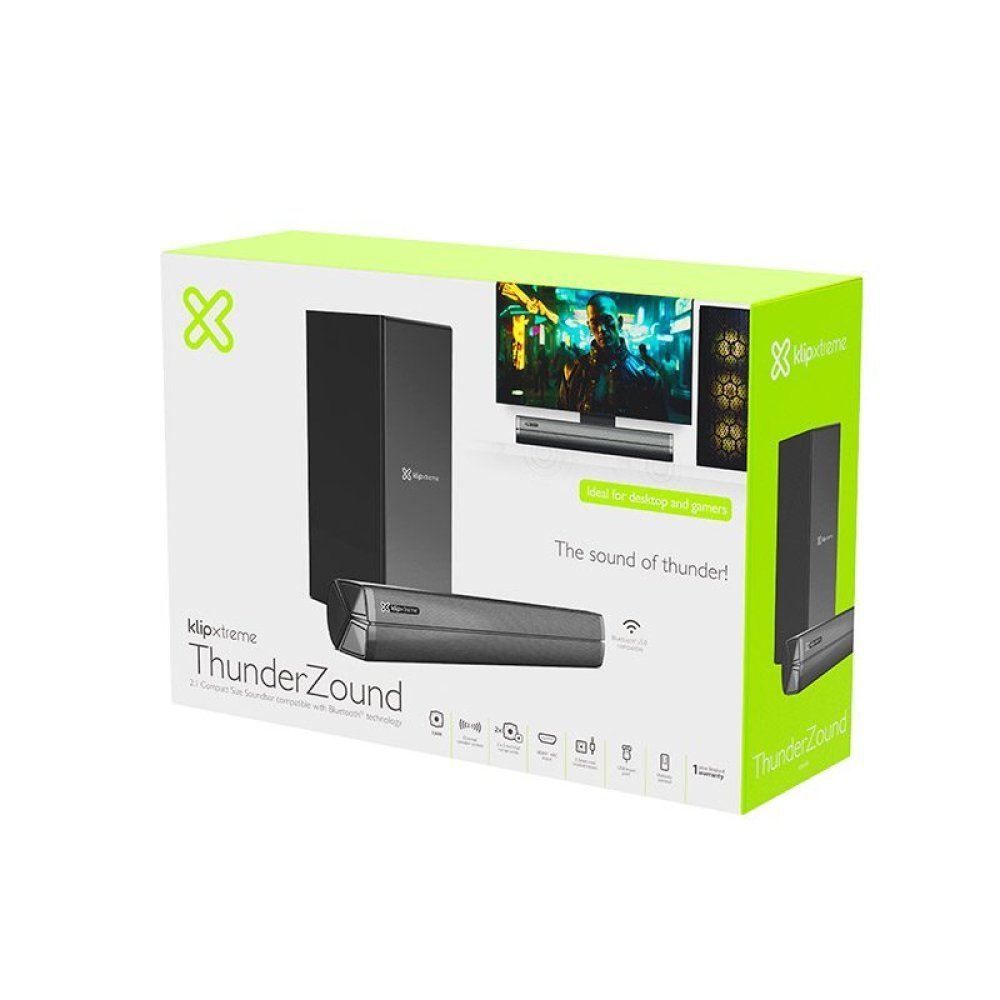 Klip Xtreme KSB-050 - Barra de sonido - Negro - Tamaño compacto - Imagen 3